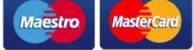 Maestro and Mastercard accepted
