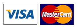 Visa and Mastercard accepted